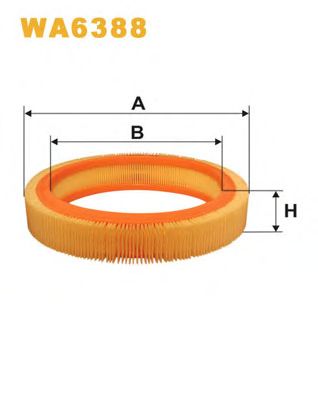 WIX FILTERS wa6388 -  Воздушный фильтр